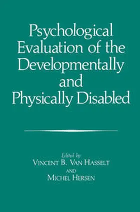 Fouque / Van Hasselt | Psychological Evaluation of the Developmentally and Physically Disabled | E-Book | www.sack.de