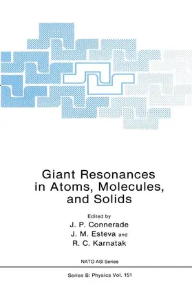 Connerade / Esteva / Karnatak |  Giant Resonances in Atoms, Molecules, and Solids | Buch |  Sack Fachmedien
