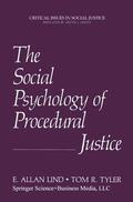 Tyler / Lind |  The Social Psychology of Procedural Justice | Buch |  Sack Fachmedien