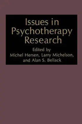 Hersen / Bellack | Issues in Psychotherapy Research | E-Book | sack.de