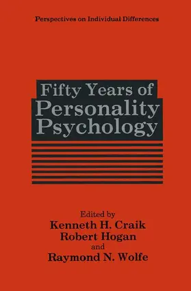 Craik / Hogan / Wolfe |  Fifty Years of Personality Psychology | Buch |  Sack Fachmedien