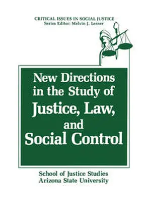  New Directions in the Study of Justice, Law, and Social Control | eBook | Sack Fachmedien