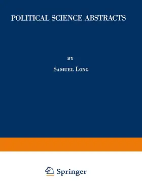 Long |  Political Science Abstracts | Buch |  Sack Fachmedien
