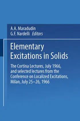 Maradudin |  Elementary Excitations in Solids | Buch |  Sack Fachmedien