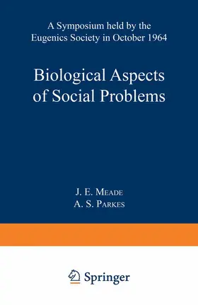 Meade |  Biological Aspects of Social Problems | Buch |  Sack Fachmedien