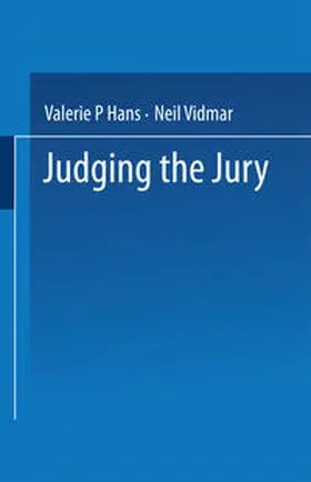 Hans / Vidmar | Judging the Jury | E-Book | sack.de