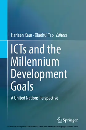 Kaur / Tao | ICTs and the Millennium Development Goals | E-Book | sack.de