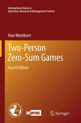 Washburn |  Two-Person Zero-Sum Games | Buch |  Sack Fachmedien