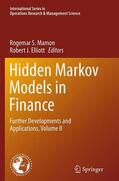 Elliott / Mamon |  Hidden Markov Models in Finance | Buch |  Sack Fachmedien
