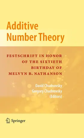 Chudnovsky | Additive Number Theory | Buch | 978-1-4899-8146-2 | www.sack.de