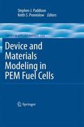 Promislow / Paddison |  Device and Materials Modeling in PEM Fuel Cells | Buch |  Sack Fachmedien