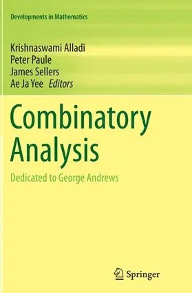 Alladi / Yee / Paule |  Combinatory Analysis | Buch |  Sack Fachmedien