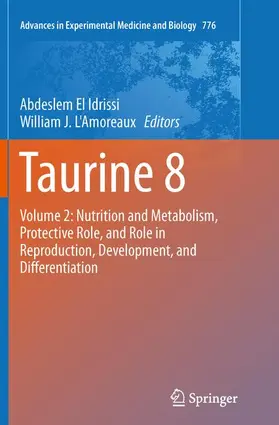 El Idrissi / L'Amoreaux | Taurine 8 | Buch | 978-1-4899-8902-4 | www.sack.de