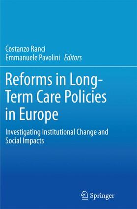 Pavolini / Ranci | Reforms in Long-Term Care Policies in Europe | Buch | 978-1-4899-8918-5 | sack.de