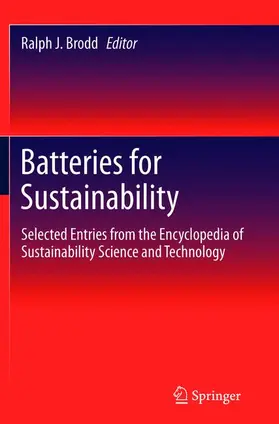Brodd | Batteries for Sustainability | Buch | 978-1-4899-8977-2 | www.sack.de