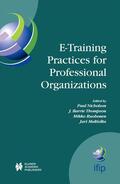 Nicholson / Multisilta / Thompson |  E-Training Practices for Professional Organizations | Buch |  Sack Fachmedien