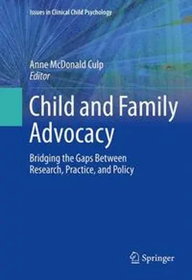 McDonald Culp |  Child and Family Advocacy | Buch |  Sack Fachmedien