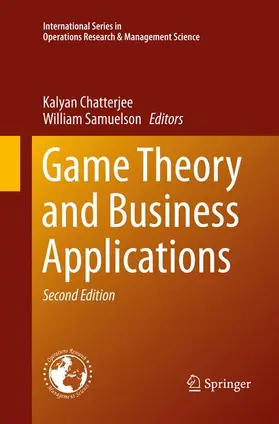 Samuelson / Chatterjee |  Game Theory and Business Applications | Buch |  Sack Fachmedien