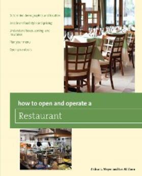 Meyer / Vann |  How to Open and Operate a Restaurant | eBook | Sack Fachmedien