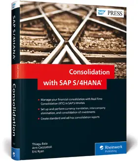 Bala / Cacciottoli / Ryan |  Consolidation with SAP S/4HANA | Buch |  Sack Fachmedien