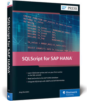 Brandeis |  Sqlscript for SAP Hana | Buch |  Sack Fachmedien