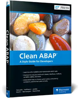 Haeuptle / Hoffmann / Jordão |  Clean ABAP | Buch |  Sack Fachmedien
