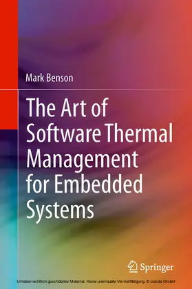 Benson | The Art of Software Thermal Management for Embedded Systems | E-Book | www.sack.de