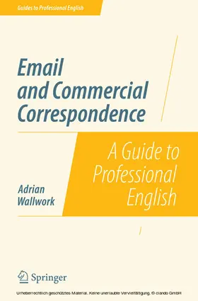 Wallwork |  Email and Commercial Correspondence | eBook | Sack Fachmedien