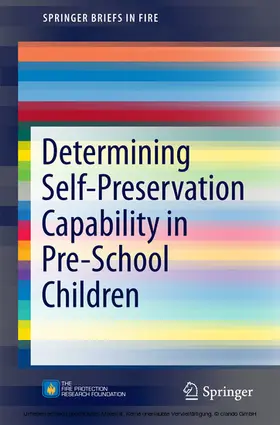 Taciuc / Dederichs | Determining Self-Preservation Capability in Pre-School Children | E-Book | sack.de