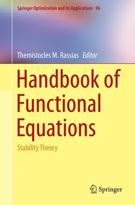 Rassias |  Handbook of Functional Equations | eBook | Sack Fachmedien