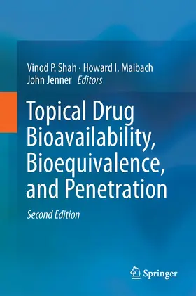 Shah / Jenner / Maibach | Topical Drug Bioavailability, Bioequivalence, and Penetration | Buch | 978-1-4939-1288-9 | sack.de