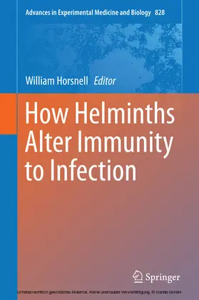 Horsnell | How Helminths Alter Immunity to Infection | E-Book | www.sack.de