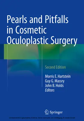 Hartstein, MD, FACS / Hartstein / Massry, MD, FACS | Pearls and Pitfalls in Cosmetic Oculoplastic Surgery | E-Book | www.sack.de