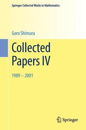 Shimura | Collected Papers IV | Buch | 978-1-4939-1837-9 | sack.de