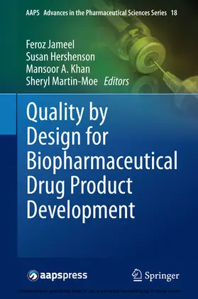 Jameel / Hershenson / Khan | Quality by Design for Biopharmaceutical Drug Product Development | E-Book | www.sack.de