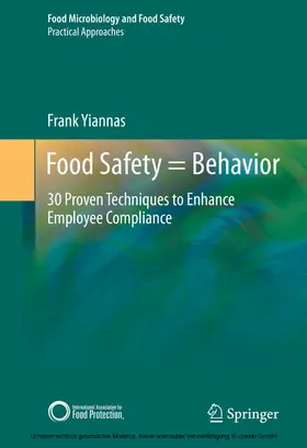 Yiannas |  Food Safety = Behavior | eBook | Sack Fachmedien