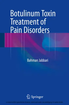 Jabbari |  Botulinum Toxin Treatment of Pain Disorders | eBook | Sack Fachmedien