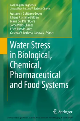 Gutiérrez-López / Gutierrez-Lopez / Alamilla-Beltrán | Water Stress in Biological, Chemical, Pharmaceutical and Food Systems | E-Book | sack.de