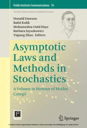 Dawson / Kulik / Ould Haye |  Asymptotic Laws and Methods in Stochastics | eBook | Sack Fachmedien