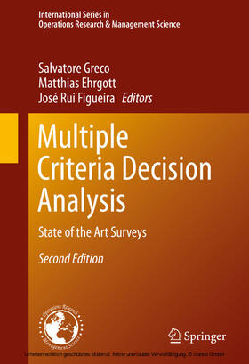 Greco / Ehrgott / Figueira | Multiple Criteria Decision Analysis | E-Book | sack.de