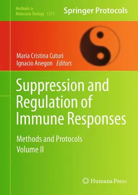 Cuturi / Anegon | Suppression and Regulation of Immune Responses | Buch | 978-1-4939-3138-5 | www.sack.de