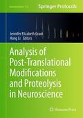 Li / Grant |  Analysis of Post-Translational Modifications and Proteolysis in Neuroscience | Buch |  Sack Fachmedien