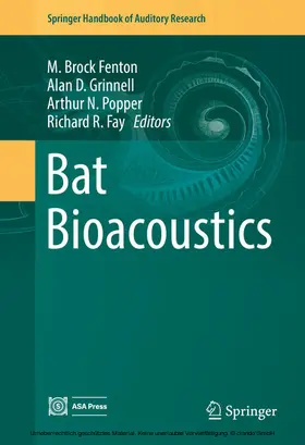 Fenton / Grinnell / Popper |  Bat Bioacoustics | eBook | Sack Fachmedien