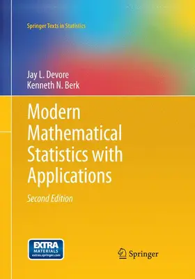 Devore / Berk |  Modern Mathematical Statistics with Applications | Buch |  Sack Fachmedien