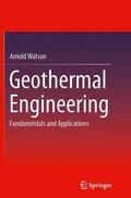 Watson |  Geothermal Engineering | Buch |  Sack Fachmedien