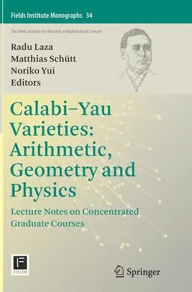 Laza / Yui / Schütt |  Calabi-Yau Varieties: Arithmetic, Geometry and Physics | Buch |  Sack Fachmedien
