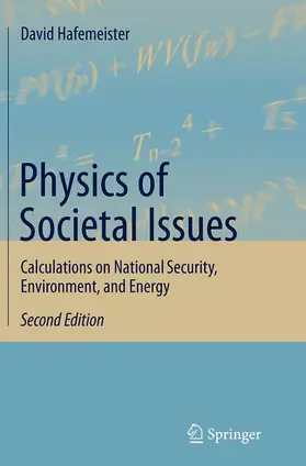 Hafemeister |  Physics of Societal Issues | Buch |  Sack Fachmedien