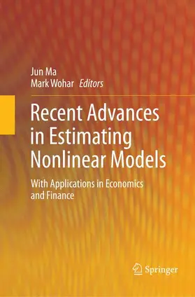 Wohar / Ma |  Recent Advances in Estimating Nonlinear Models | Buch |  Sack Fachmedien