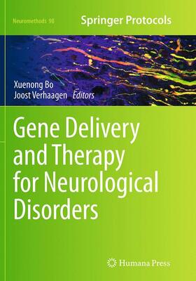Verhaagen / Bo | Gene Delivery and Therapy for Neurological Disorders | Buch | 978-1-4939-5316-5 | sack.de