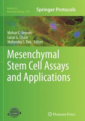 Vemuri / Rao / Chase |  Mesenchymal Stem Cell Assays and Applications | Buch |  Sack Fachmedien